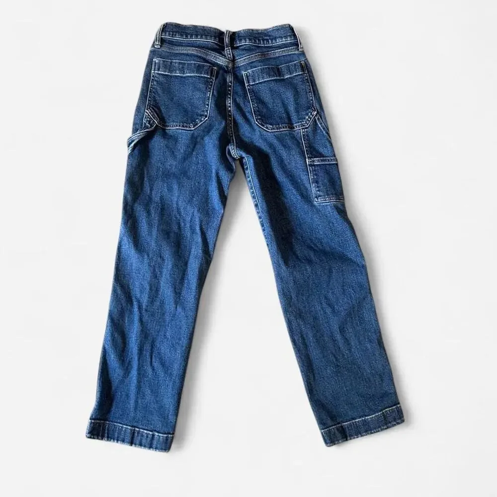 Girls 10/12 GAP relaxed Carpenter jeans in great condition hammer loop utility